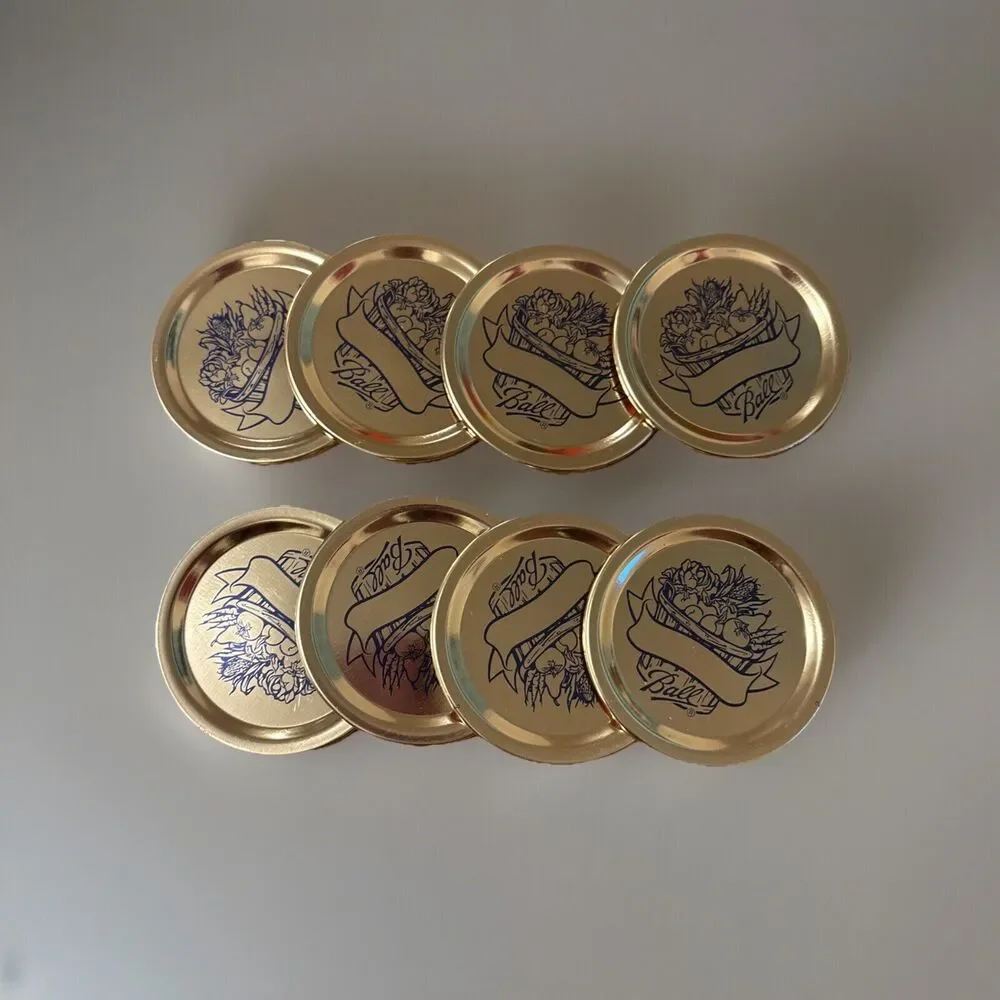 Mixed Lot Canning Jar Lids 6 Magic Button 8 Ball 1 Bernardin In Bernardin Box